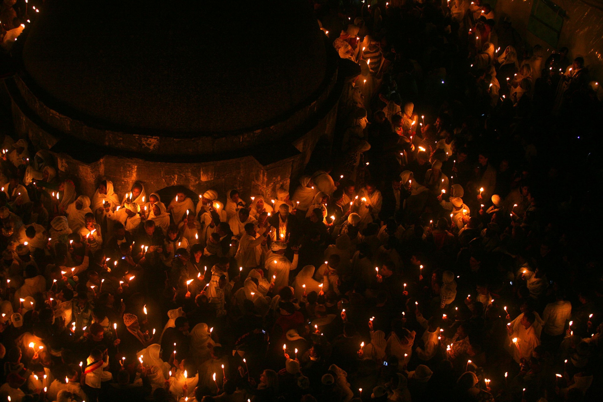 Ethiopian's Holy Fire Ceremony, Jerusalem 2011